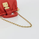 LOUIS VUITTON Nanogram Monogram Clutch Hand Bag Red M22327 LV Auth ka5104SM-9