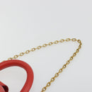 LOUIS VUITTON Nanogram Monogram Clutch Hand Bag Red M22327 LV Auth ka5104SM-15