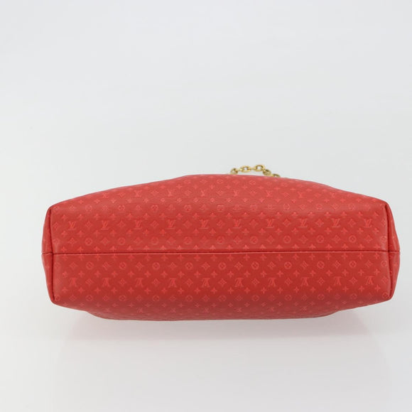LOUIS VUITTON Nanogram Monogram Clutch Hand Bag Red M22327 LV Auth ka5104SM