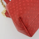 LOUIS VUITTON Nanogram Monogram Clutch Hand Bag Red M22327 LV Auth ka5104SM-16
