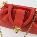 LOUIS VUITTON Nanogram Monogram Clutch Hand Bag Red M22327 LV Auth ka5104SM-21
