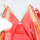 LOUIS VUITTON Nanogram Monogram Clutch Hand Bag Red M22327 LV Auth ka5104SM-24
