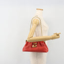LOUIS VUITTON Nanogram Monogram Clutch Hand Bag Red M22327 LV Auth ka5104SM-26