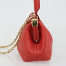 LOUIS VUITTON Nanogram Monogram Clutch Hand Bag Red M22327 LV Auth ka5104SM-3