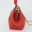 LOUIS VUITTON Nanogram Monogram Clutch Hand Bag Red M22327 LV Auth ka5104SM-4
