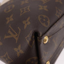 LOUIS VUITTON Monogram V Tote BB Hand Bag 2way M44520 LV Auth ka5105A-12