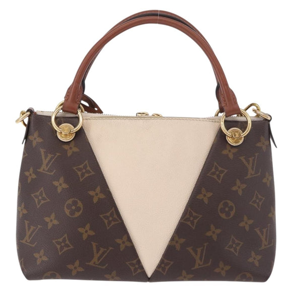 LOUIS VUITTON Monogram V Tote BB Hand Bag 2way M44520 LV Auth ka5105A