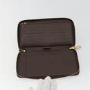 LOUIS VUITTON Damier Ebene Zippy Organizer Long Wallet N60003 LV Auth ka5107A-9