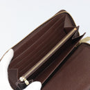 LOUIS VUITTON Damier Ebene Zippy Organizer Long Wallet N60003 LV Auth ka5107A-18