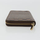 LOUIS VUITTON Damier Ebene Zippy Organizer Long Wallet N60003 LV Auth ka5107A-4