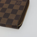 LOUIS VUITTON Damier Ebene Zippy Organizer Long Wallet N60003 LV Auth ka5107A-7