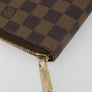 LOUIS VUITTON Damier Ebene Zippy Organizer Long Wallet N60003 LV Auth ka5107A-14