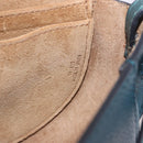 LOEWE Anagram Shoulder Bag Leather Blue Auth ka5108A-21