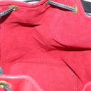 LOUIS VUITTON Epi Petit Noe Shoulder Bag Bicolor Black Red M44017 LV Auth ka511-18