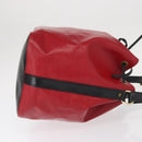 LOUIS VUITTON Epi Petit Noe Shoulder Bag Bicolor Black Red M44017 LV Auth ka511-3