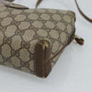 GUCCI GG Supreme Shoulder Bag PVC Leather Beige Gold 007 39 4916 Auth ka5111-10
