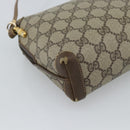 GUCCI GG Supreme Shoulder Bag PVC Leather Beige Gold 007 39 4916 Auth ka5111-13