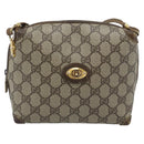 GUCCI GG Supreme Shoulder Bag PVC Leather Beige Gold 007 39 4916 Auth ka5111-2