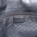 GUCCI Shoulder Bag Canvas Navy Gold 90669 Auth ka5112-18