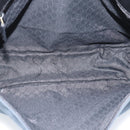 GUCCI Shoulder Bag Canvas Navy Gold 90669 Auth ka5112-11