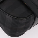 BURBERRY Nova Check Shoulder Bag Black Auth ka5113-11