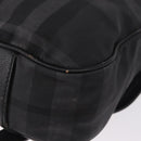BURBERRY Nova Check Shoulder Bag Black Auth ka5113-14