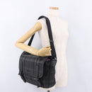 BURBERRY Nova Check Shoulder Bag Black Auth ka5113-25