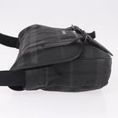 BURBERRY Nova Check Shoulder Bag Black Auth ka5113-5