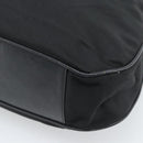 GUCCI Bamboo Hand Bag Canvas Black Silver 001 1553 Auth ka5114-15