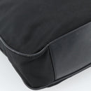 GUCCI Bamboo Hand Bag Canvas Black Silver 001 1553 Auth ka5114-16