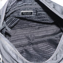 PRADA Nylon Shoulder Bag Black Silver Auth ka5115-18