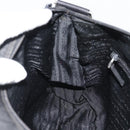 PRADA Nylon Shoulder Bag Black Silver Auth ka5115-20