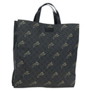 GUCCI GG Supreme Tote Bag PVC Leather Black 495559 Auth ka5117-1