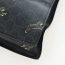 GUCCI GG Supreme Tote Bag PVC Leather Black 495559 Auth ka5117-8