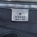 GUCCI GG Supreme Tote Bag PVC Leather Black 495559 Auth ka5117-20