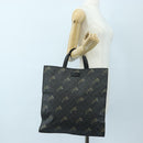 GUCCI GG Supreme Tote Bag PVC Leather Black 495559 Auth ka5117-25
