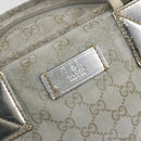 GUCCI GG Canvas Tote Bag Silver 131231 Auth ka5118-14