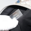 GUCCI GG Canvas Tote Bag Silver 131231 Auth ka5118-22