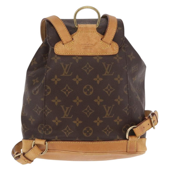LOUIS VUITTON Monogram Montsouris MM Backpack M51136 LV Auth ka5120