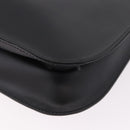 Salvatore Ferragamo Shoulder Bag Patent Black Silver Auth ka5122A-13