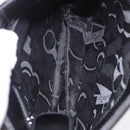 Salvatore Ferragamo Shoulder Bag Patent Black Silver Auth ka5122A-16