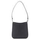 Salvatore Ferragamo Shoulder Bag Patent Black Silver Auth ka5122A-3