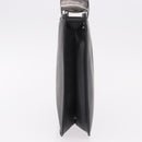Salvatore Ferragamo Shoulder Bag Patent Black Silver Auth ka5122A-5