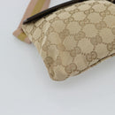 GUCCI GG Canvas Waist Bag Beige Gold 28566 Auth ka5124-11