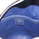 MCM Vicetos Backpack PVC Leather White Silver Auth ka5127-18