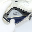 MCM Vicetos Backpack PVC Leather White Silver Auth ka5127-23