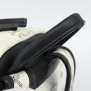 MCM Vicetos Backpack PVC Leather White Silver Auth ka5127-7