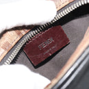 FENDI Zucca Shoulder Bag PVC Leather Brown Silver 7VA456 Auth ka5128-17