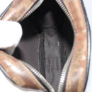 FENDI Zucca Shoulder Bag PVC Leather Brown Silver 7VA456 Auth ka5128-18