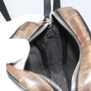 FENDI Zucca Shoulder Bag PVC Leather Brown Silver 7VA456 Auth ka5128-19